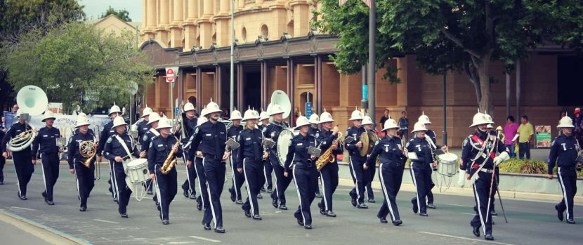 SA Police Band representing Australia at Queen’s birthday event
