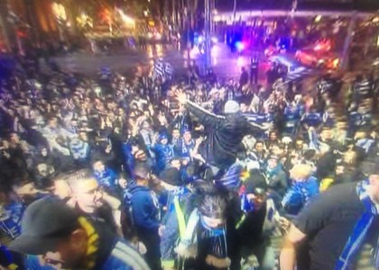 LARGE AND CROWED CELEBRATIONS BY THE GREEK FANS IN MELBOURNE!!! – GREAT VICTORY FOR THE GREEK SOCCER TEAM!!! (video)