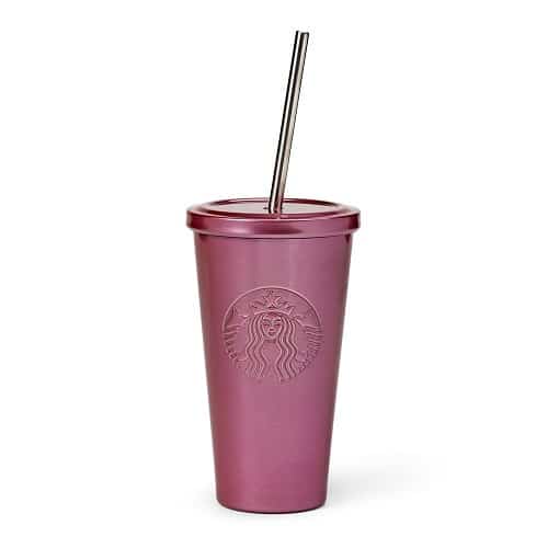 Starbucks Coffee Australia Pty Ltd — 16oz Stainless Steel Cold Cup with Stainless Steel Straw