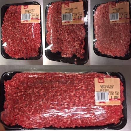 FOOD RECALL: MINCE FROM WOOLWORTHS