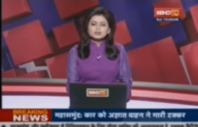 NEWSCASTER WAS DESCRIBING A CRASH IN WHICH THE VICTIM WAS HER HUSBAND