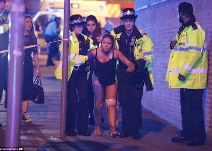 BREAKING NEWS: Several people killed and many injured after two explosions in Manchester Arena at the end of Ariana Grande gig as bloodied concertgoers flee in terror
